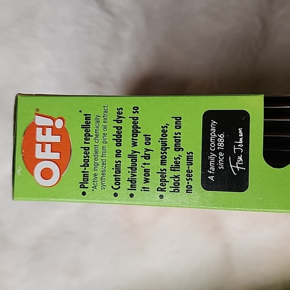 OFF! Botanicals Towelettes Wipes Plant Natural Mosquito Bug Repellent - Picture 2 of 3
